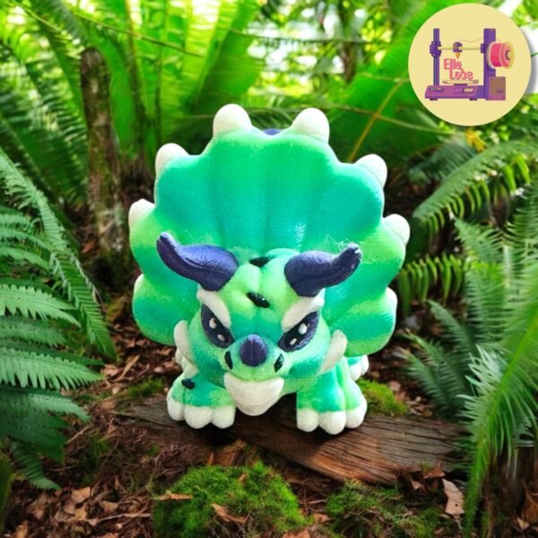 "Spike" le Tricératops Peluche - Image 2