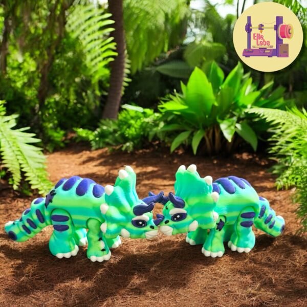 "Spike" le Tricératops Peluche - Image 3