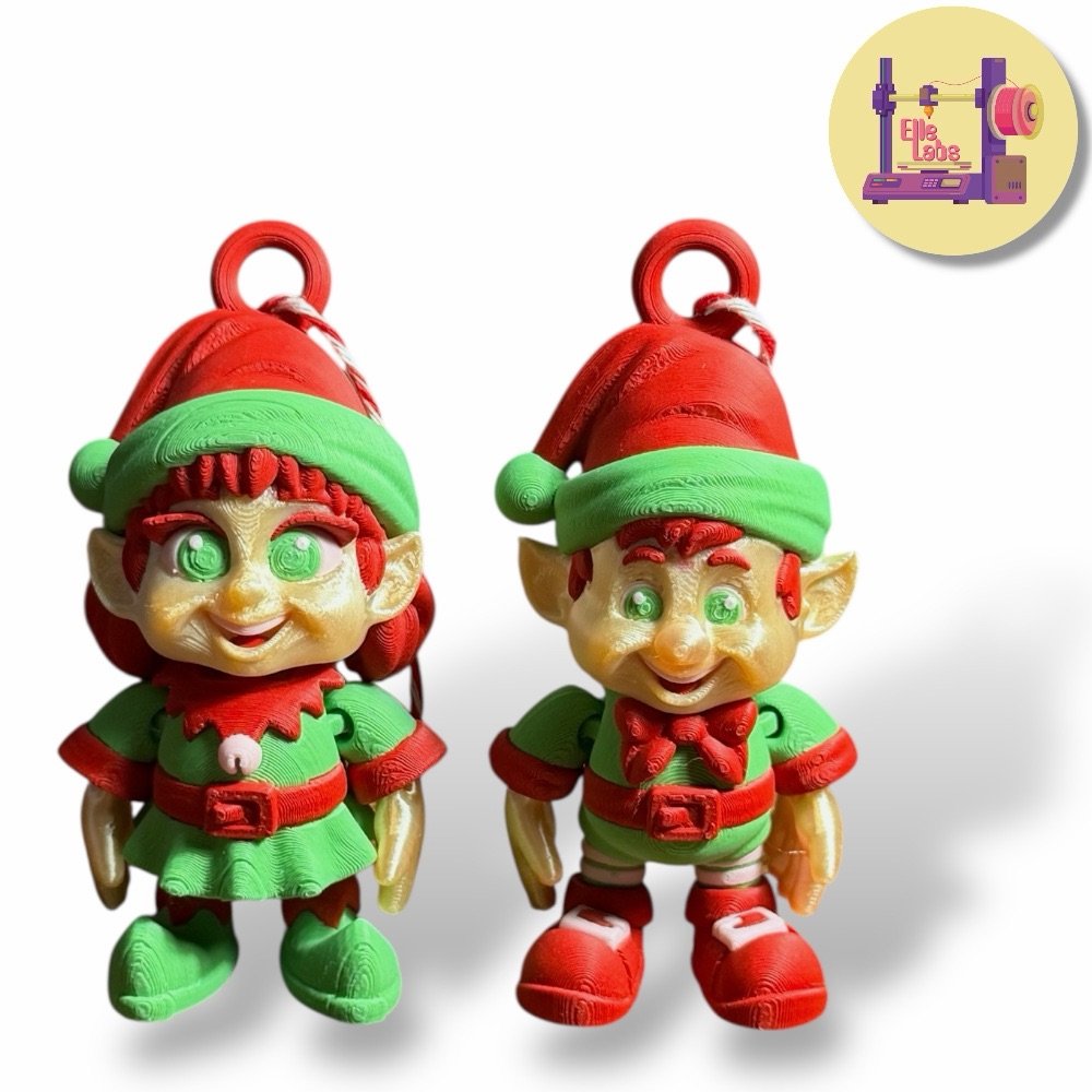 Ornements "Lutin/Lutine"