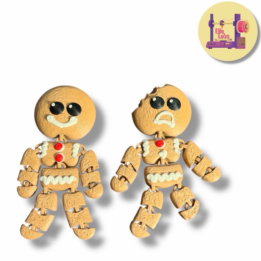 Duo de biscuits en pain d'épice