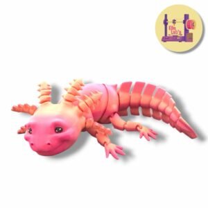 "Lottie" L'axolotl - Branchies Articulées